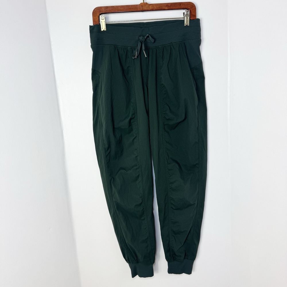 Lululemon Dance Studio Mid Rise Jogger Women 8 Rainforest Green Full Length